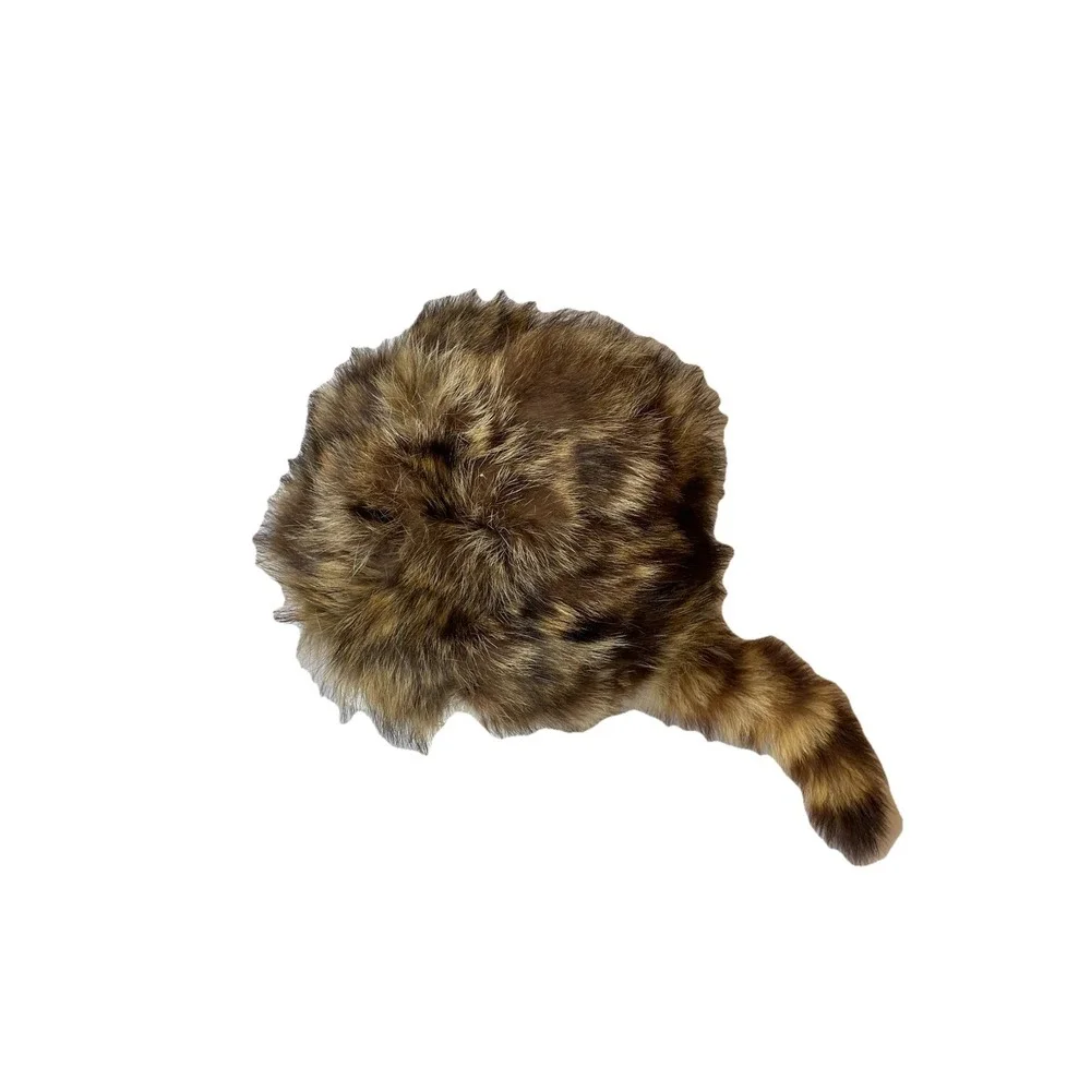 Natural Racoon Sides Fur Hat North King J.J Seifter & Sons Inc Union Made XL VGT